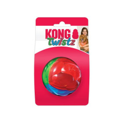 KONG Twistz Ball Flerfarvet