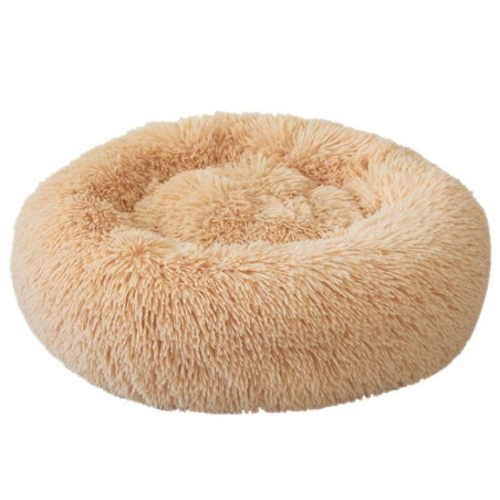 Topmast hundeseng - fluffy - camel