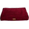Topmast hundepude - Velours Soft serie - Bordeaux