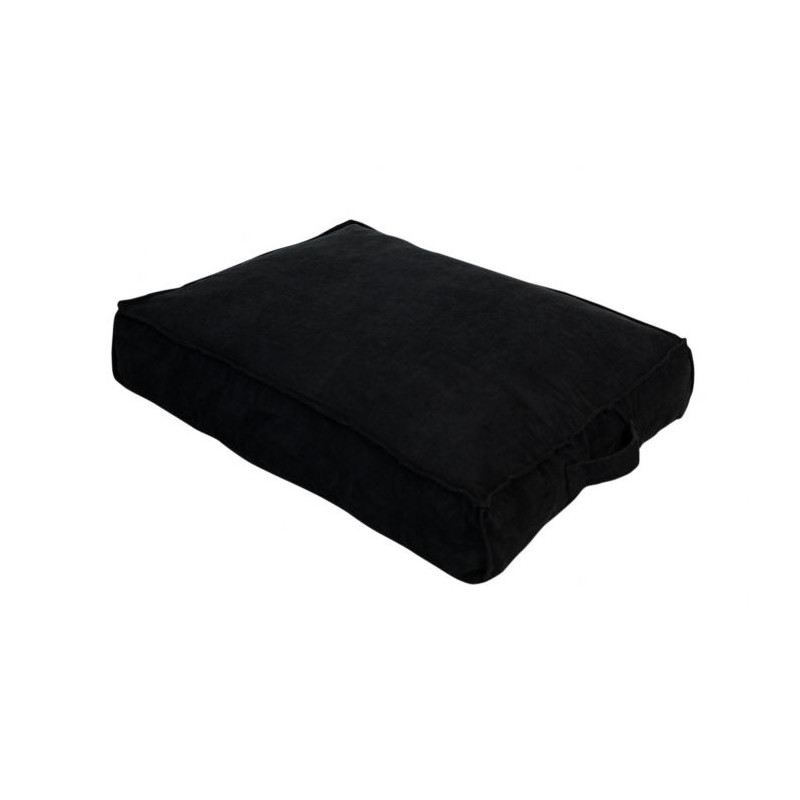 Topmast hundepude - Velours Soft serie - Sort