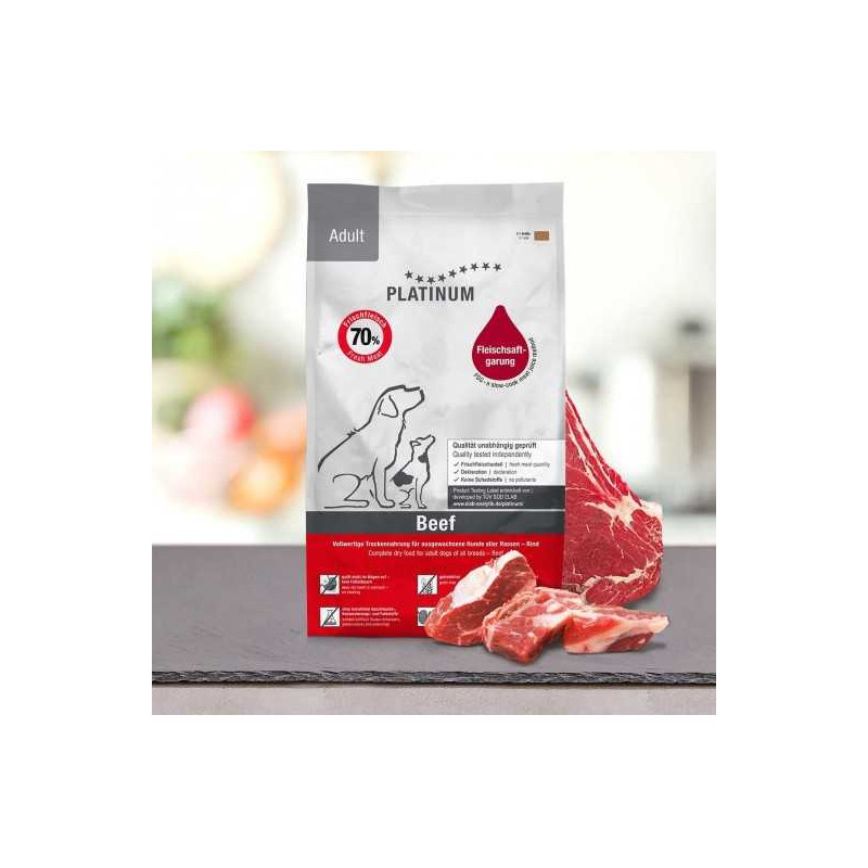 Platinum hundefoder - adult Oksekød