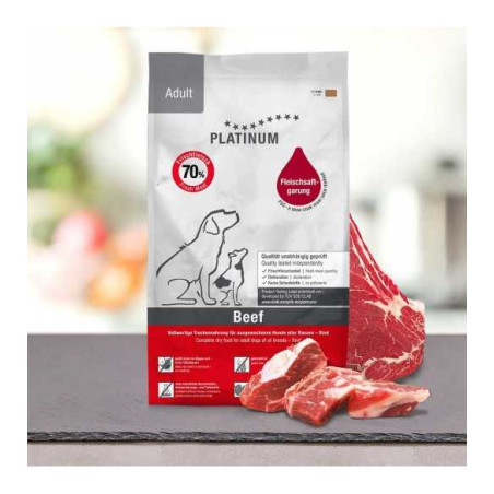 Platinum hundefoder - adult Oksekød