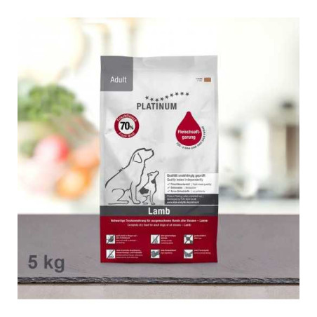 Platinum hundefoder - adult Lam