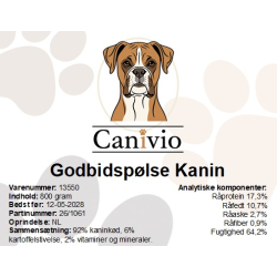 Canivio pølse - Kanin (800 gram)