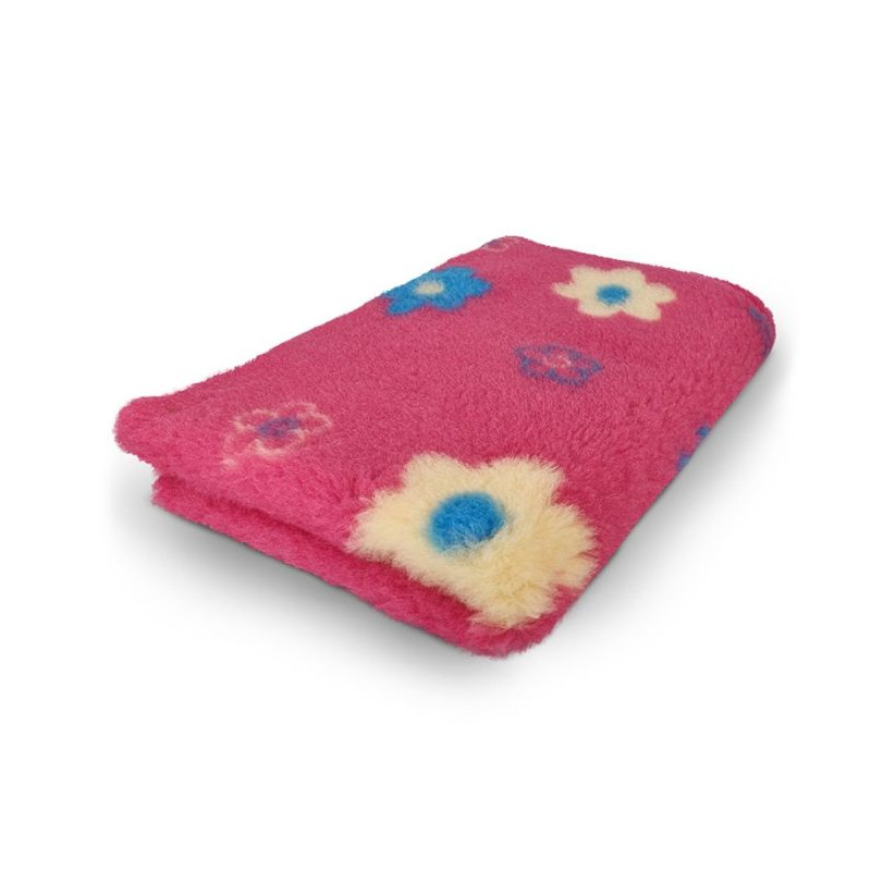Vetbed - flowers pink