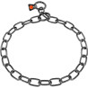 HS kæde - rustfri stål - sort 3 mm